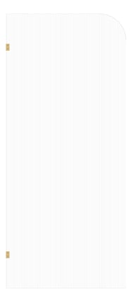 Front Image of Screen Shower GlassOutlet Narrow Reeded