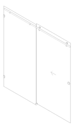 3D Documentation Image of Screen Shower GlassOutlet STAL