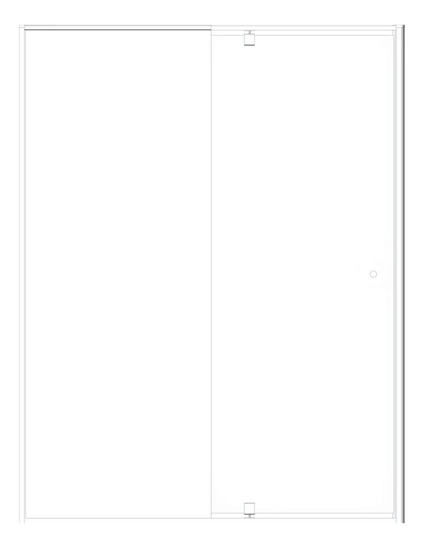 Front Image of Screen Shower GlassOutlet Trilogy Lshape