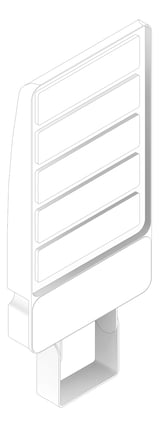 3D Documentation Image of Lighting AreaLight IlluminatePros Trunnion Small
