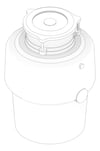 3D Documentation Image of WasteDisposer Food InSinkErator E100