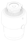 3D Documentation Image of WasteDisposer Food InSinkErator E150