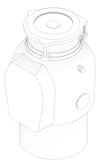 3D Documentation Image of WasteDisposer Food InSinkErator E75