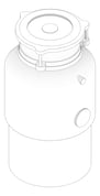 3D Documentation Image of WasteDisposer Food InSinkErator M56