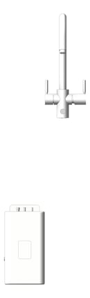 Front Image of Multitap Assembled InSinkErator 4in1Ambient Jshape
