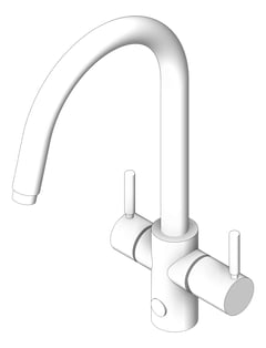 3D Shaded Image of TapSet 4in1Ambient InSinkErator Jshape