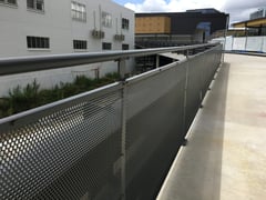 Truck Shield Mesh 2.JPG Image of Barrier Parking IngalCivil ZEEPark TruckShield AntiClimbMesh NZ