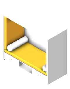 3D Presentation Image of Seat Library IntraSpace ReadingNook