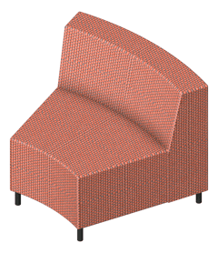 3D Presentation Image of Seat Library IntraSpace Soft20 In