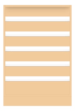 Front Image of Shelving Library IntraSpace Convertible Mobile