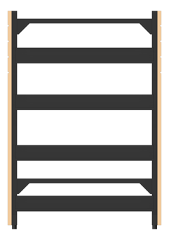Front Image of Shelving Library Intraspace Metal