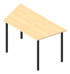 3D Presentation Image of Table Student IntraSpace Trapezium