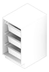 3D Documentation Image of Cabinet UnderBench IntraSpace Clinical IntraMed Baskets Wire 3Large