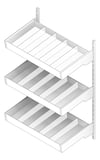 3D Documentation Image of Shelving WallMount IntraSpace IntraMed Pharmacy Overhead