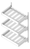 3D Shaded Image of Shelving WallMount IntraSpace IntraMed Pharmacy Overhead