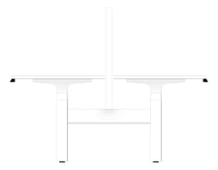 Left Image of Desk Adjustable IntraSpace 3Column Double