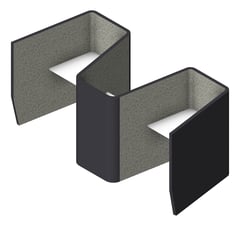 3D Presentation Image of OfficePod Workspace IntraSpace Motion Pod1