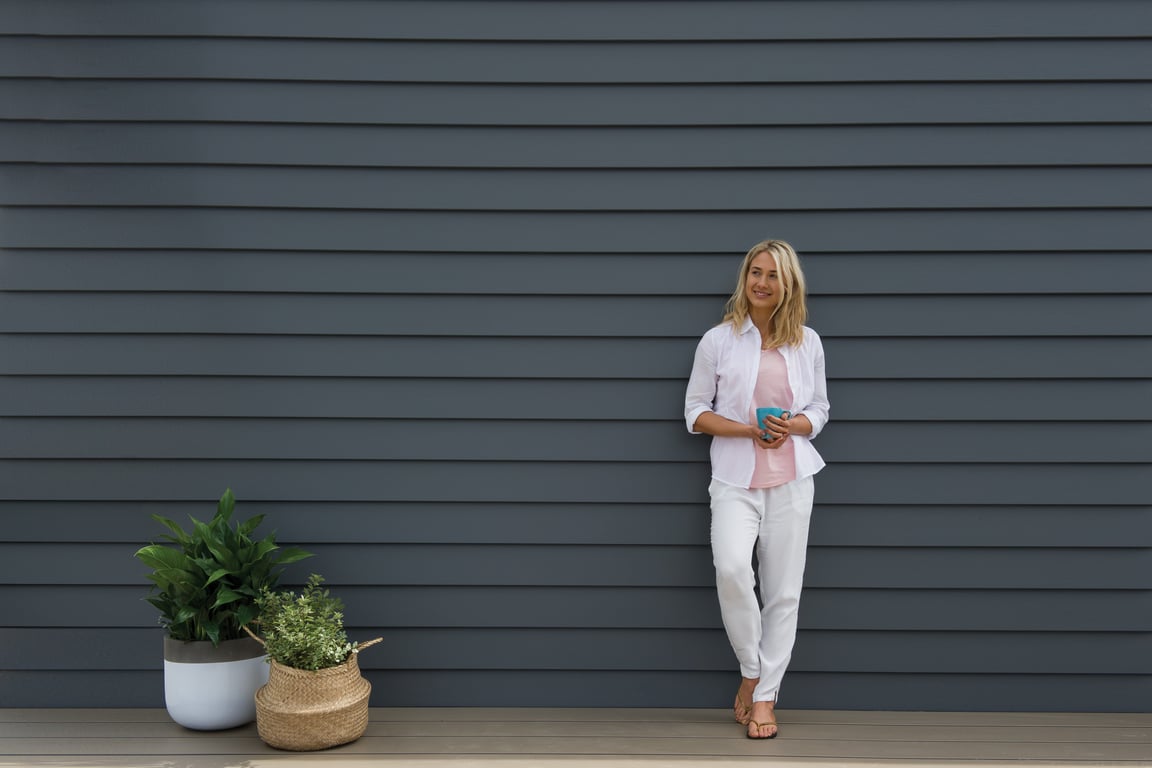Linea Weatherboard 180mm Vignette Western Myall Grey James Hardie.jpg Image of Cladding Board JamesHardie LineaWeatherboard