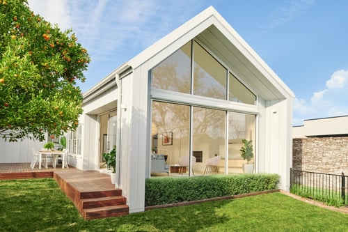 Stria Cladding Vertical Modern Exterior Bentleigh James Hardie 19.jpg Image of James Hardie - External Cladding - Stria Cladding