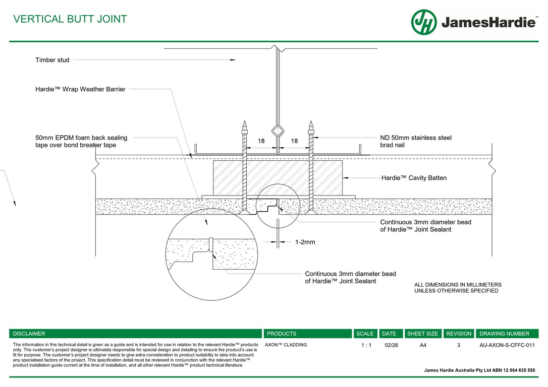 Navigate to AU-AXON-S-CFFC-011 - VERTICAL BUTT JOINT