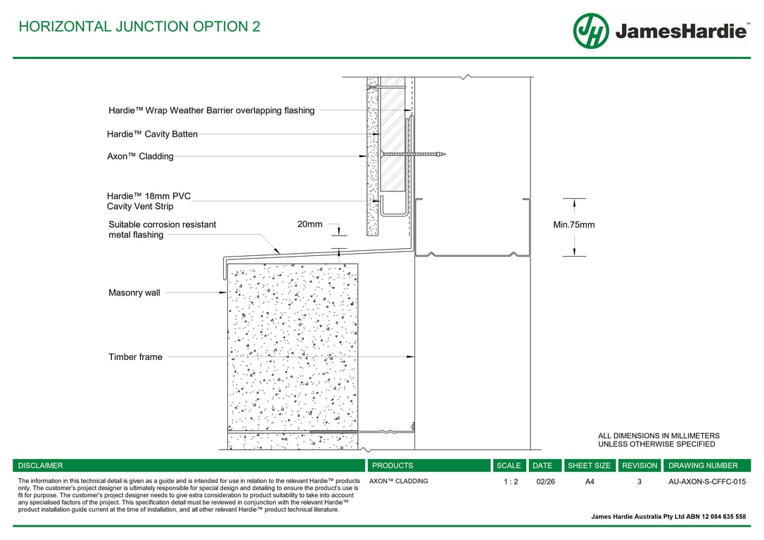 Navigate to AU-AXON-S-CFFC-015 - HORIZONTAL JUNCTION OPTION 2
