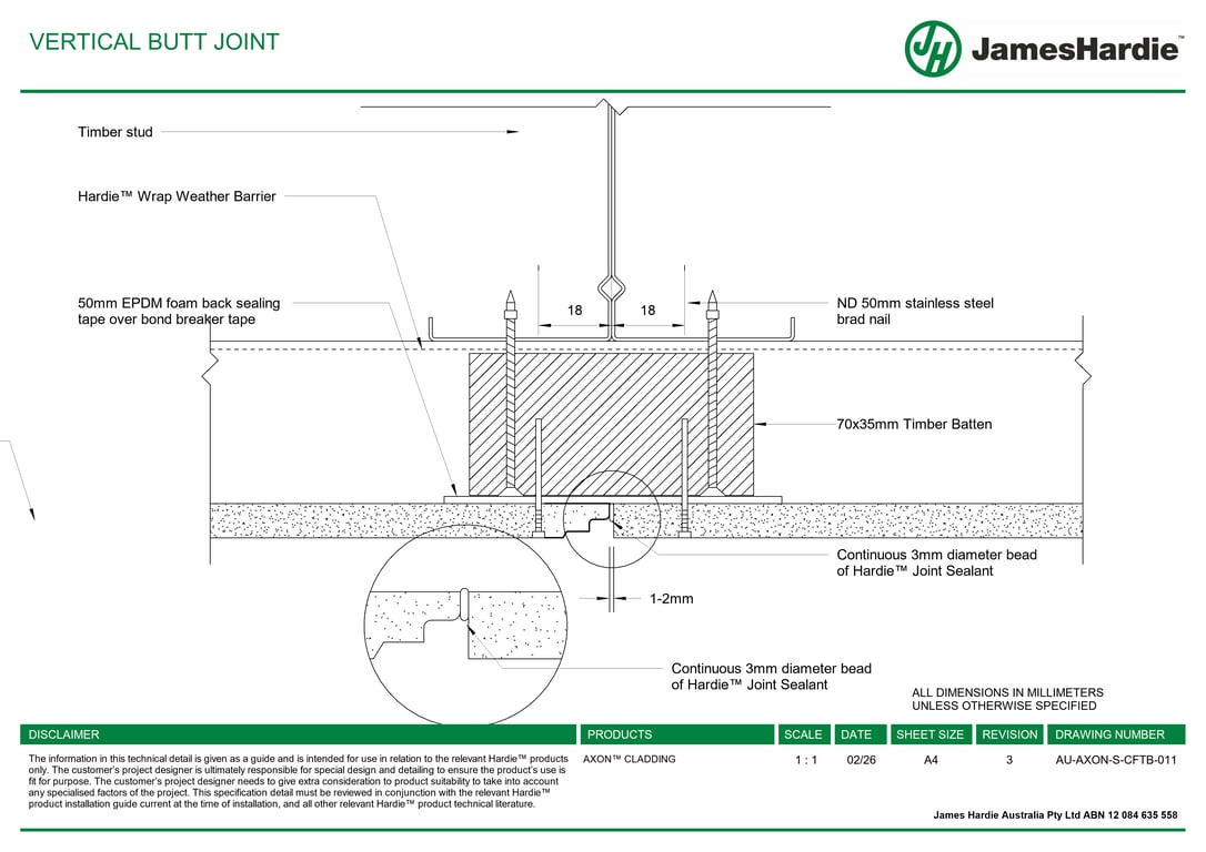 Navigate to AU-AXON-S-CFTB-011 - VERTICAL BUTT JOINT