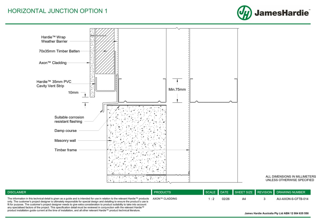 Navigate to AU-AXON-S-CFTB-014 - HORIZONTAL JUNCTION OPTION 1