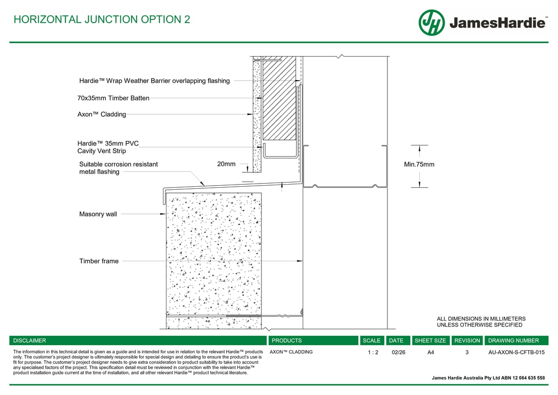 Navigate to AU-AXON-S-CFTB-015 - HORIZONTAL JUNCTION OPTION 2