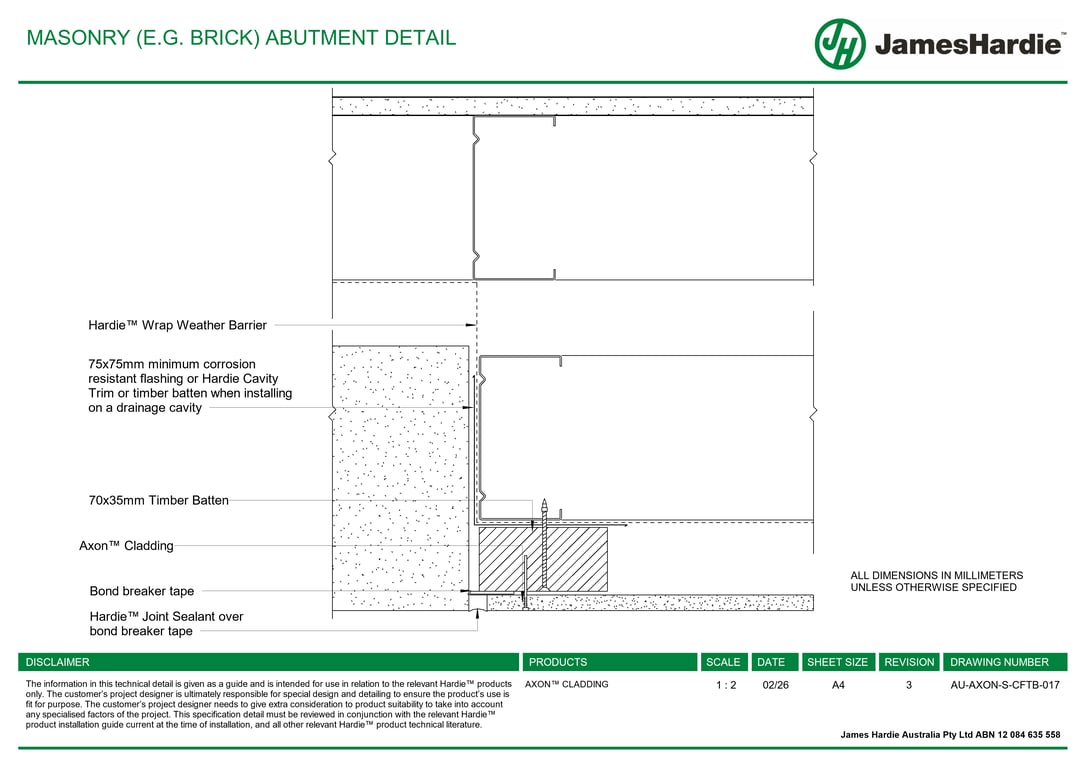 Navigate to AU-AXON-S-CFTB-017 - MASONRY (E-G- BRICK) ABUTMENT DETAIL