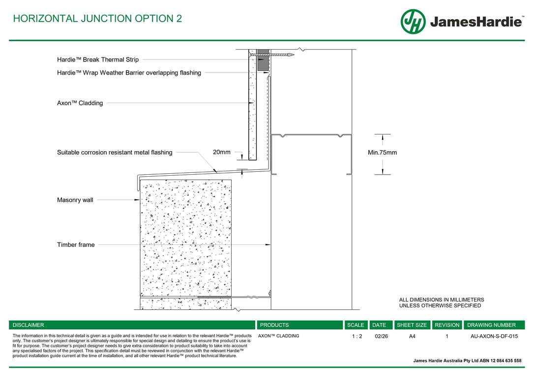 Navigate to AU-AXON-S-DF-015 - HORIZONTAL JUNCTION OPTION 2