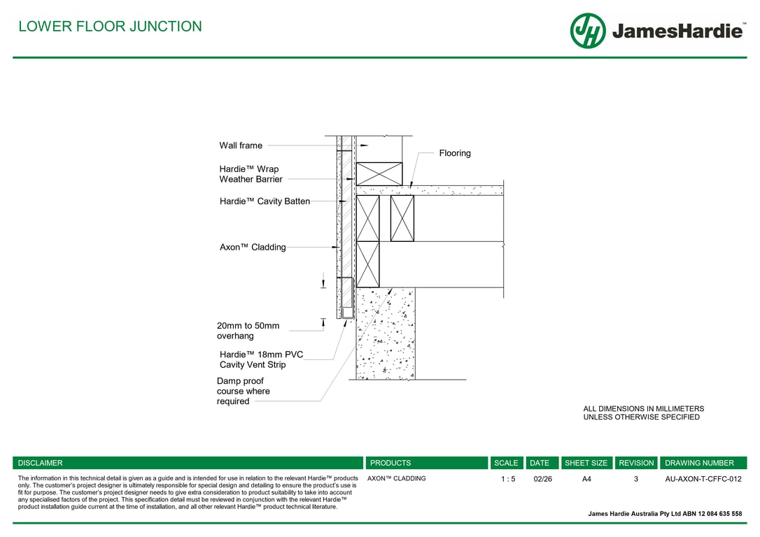 Navigate to AU-AXON-T-CFFC-012 - LOWER FLOOR JUNCTION