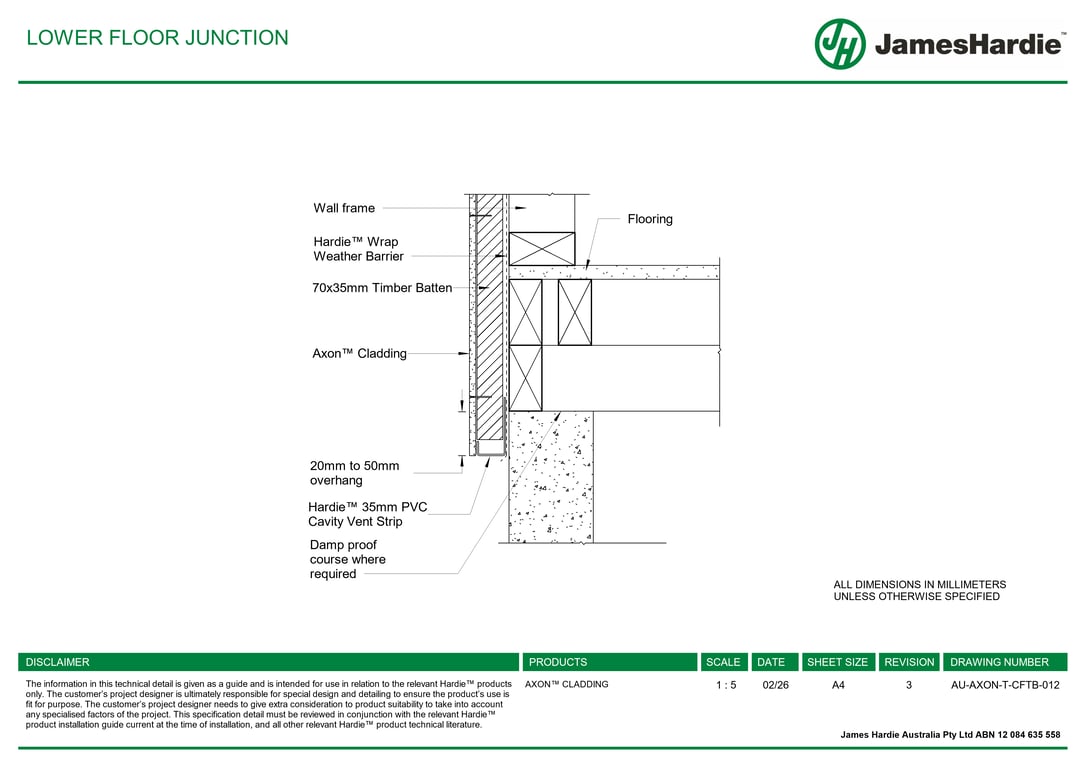 Navigate to AU-AXON-T-CFTB-012 - LOWER FLOOR JUNCTION