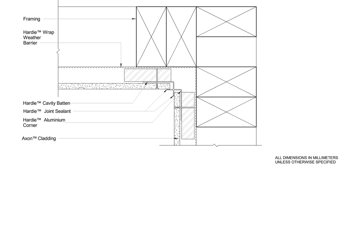 Navigate to AXON CFFC Aluminium Internal Corner