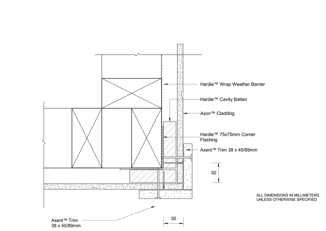 Navigate to AXON CFFC Trim Corner Option