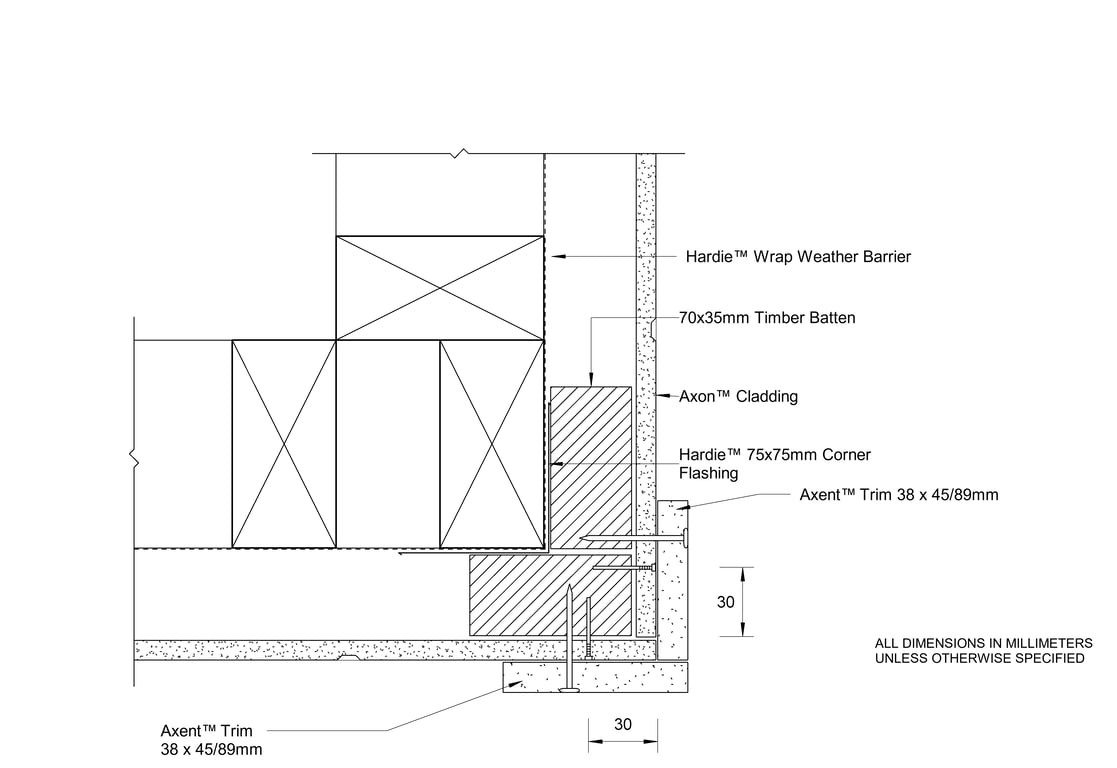 Navigate to AXON CFTB Trim Corner Option