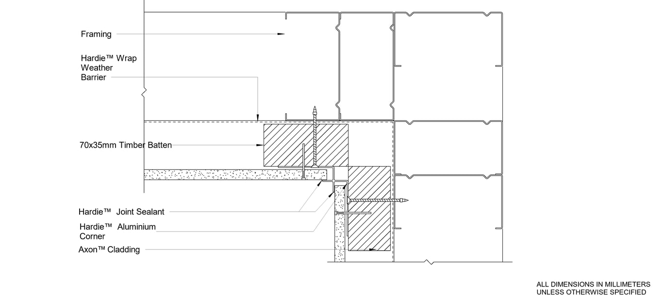 Navigate to AXON Steel CFTB Aluminium Internal Corner