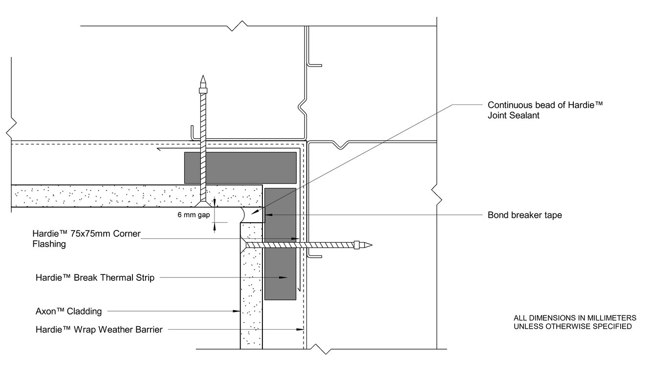 Navigate to AXON Steel DF Sealant Fill Internal Corner Option 1