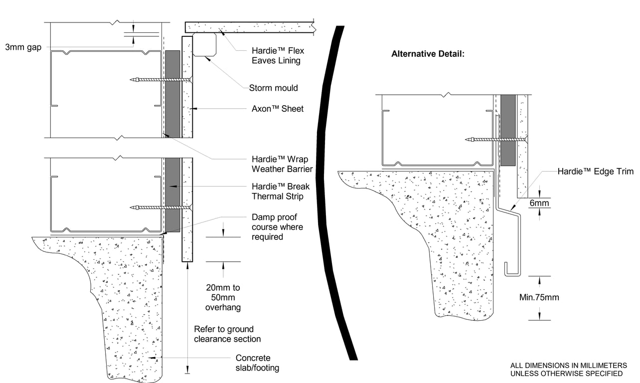 Navigate to AXON Steel DF Slab Eave Junction