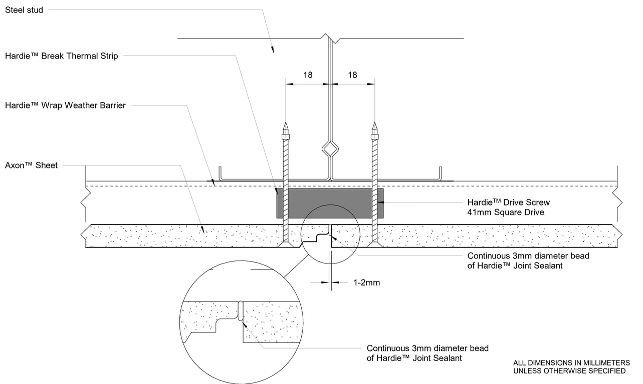 Navigate to AXON Steel DF Vertical Butt Joint