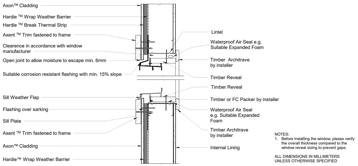 Navigate to AXON Steel DF Window Sill And Head