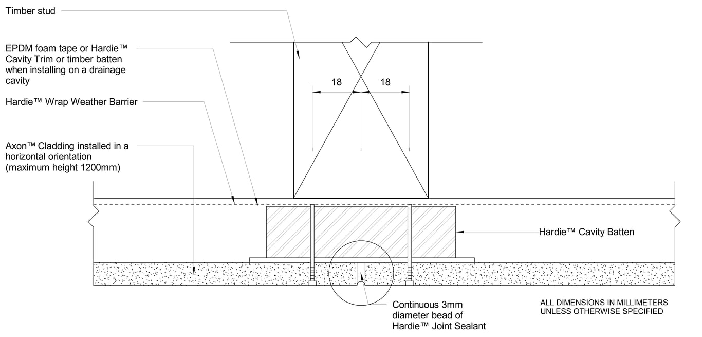Navigate to AXON Timber CFFC Vertical Butt Joint Direct Fix