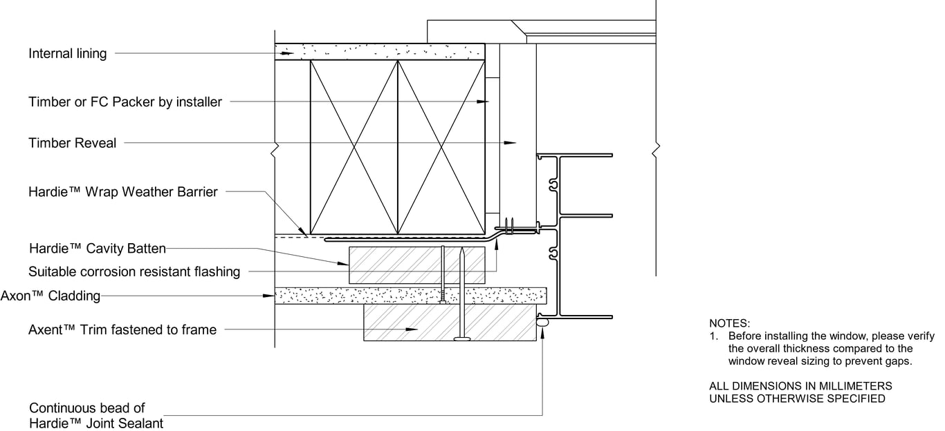 Navigate to AXON Timber CFFC Window Jamb Trim