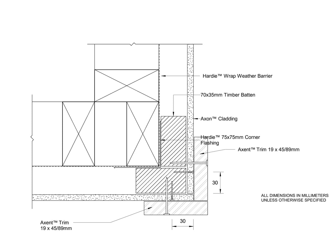 Navigate to AXON Timber CFTB Trim Corner Option