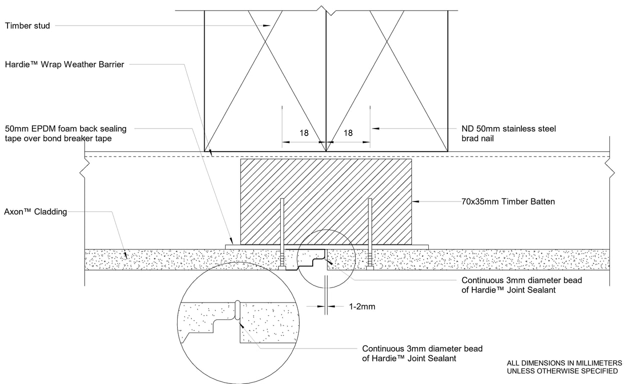 Navigate to AXON Timber CFTB Vertical Butt Joint