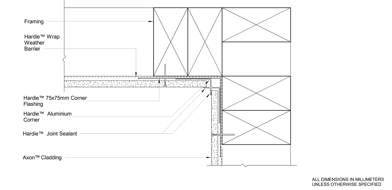 Navigate to AXON Timber DF Aluminium Internal Corner
