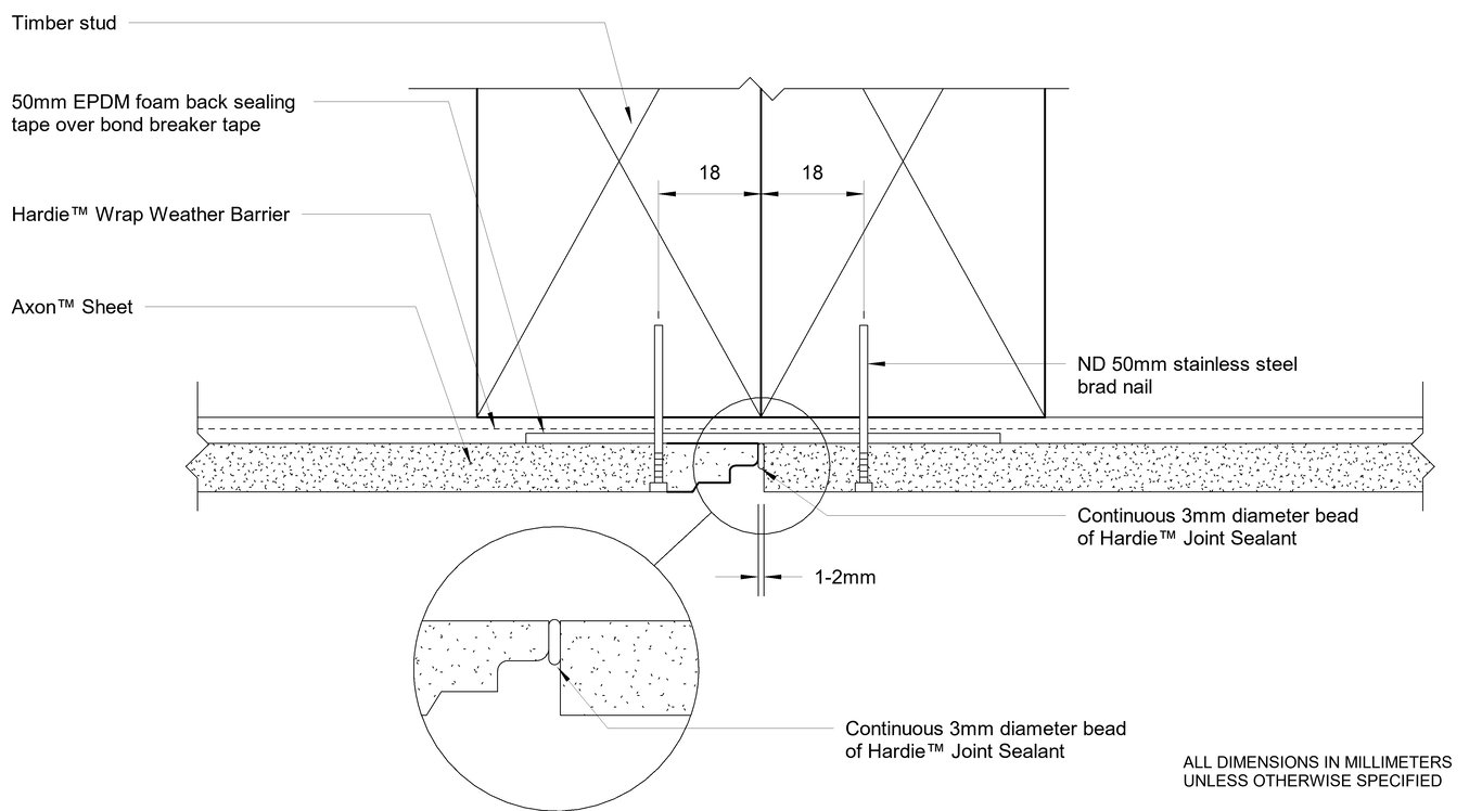 Navigate to AXON Timber DF Vertical Butt Joint