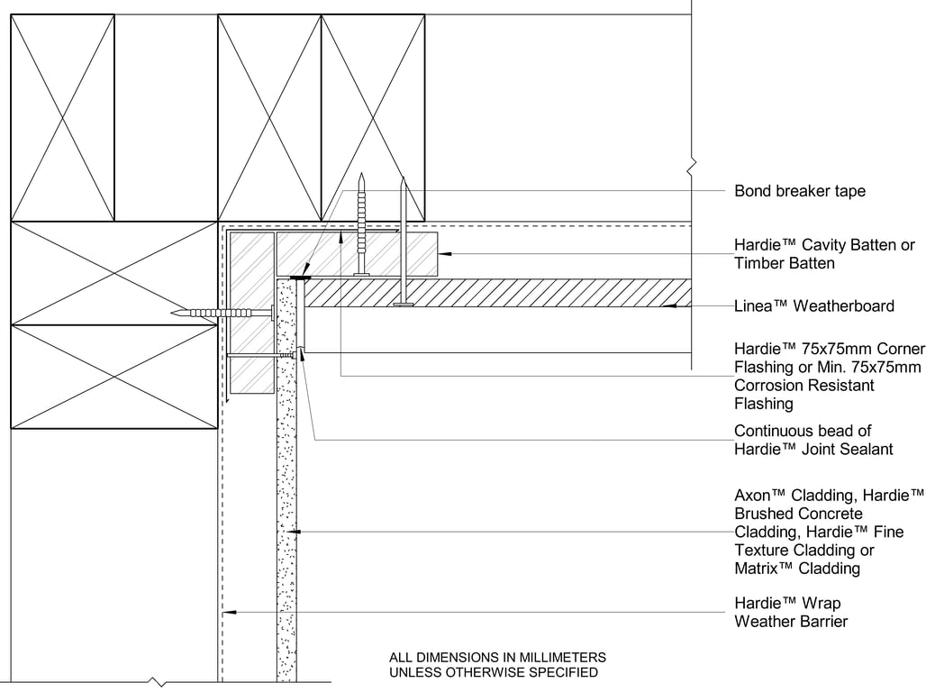 Navigate to AXON-HBC-HFTC-MATRIX to LINEA CF Internal Corner Vertical Junction