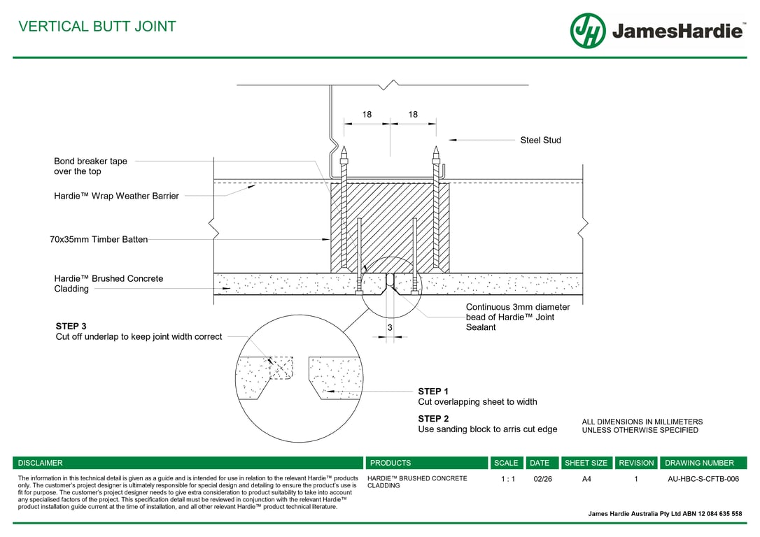 Navigate to AU-HBC-S-CFTB-006 - VERTICAL BUTT JOINT