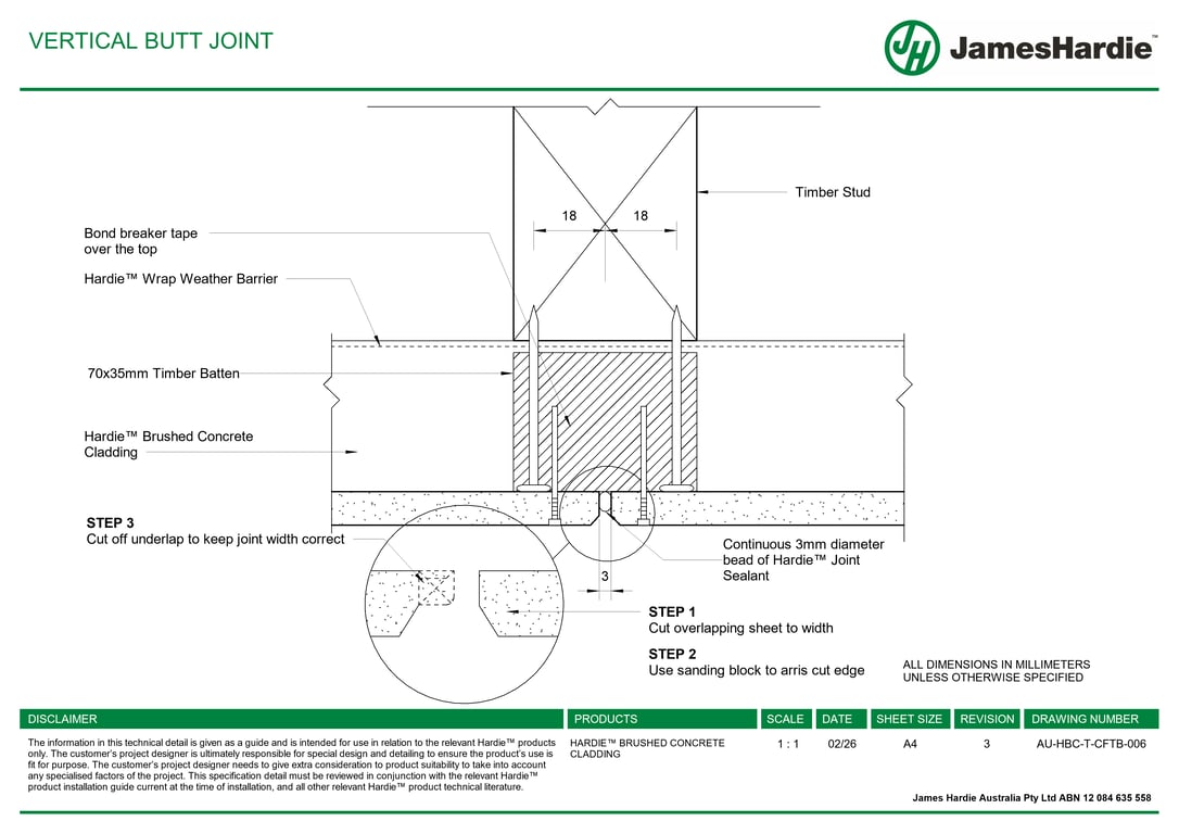 Navigate to AU-HBC-T-CFTB-006 - VERTICAL BUTT JOINT