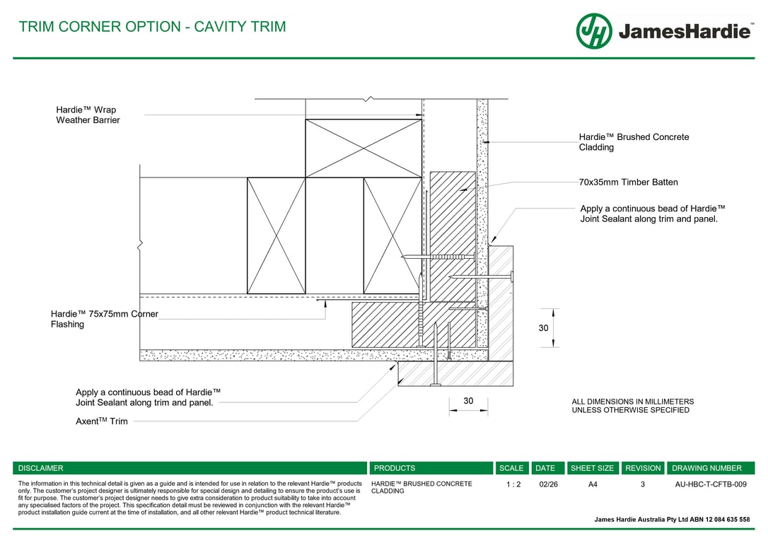 Navigate to AU-HBC-T-CFTB-009 - TRIM CORNER OPTION - CAVITY TRIM
